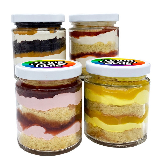 Custom Printed Mixed Pack Cake Jars