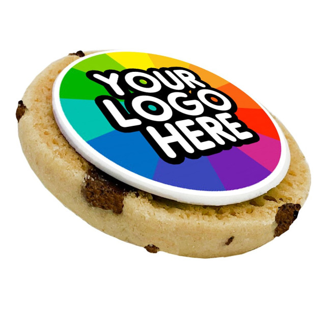 Custom Printed 5cm Round Chocolate Chip Cookie