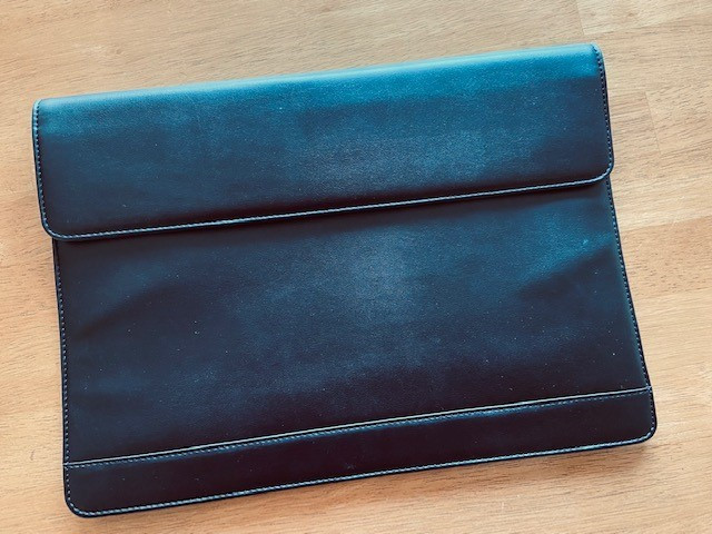 Custom Printed Biodegradable Leather Tablet Sleeve - Image 2