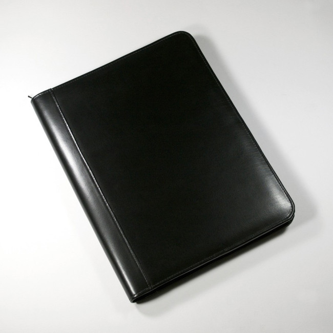 Custom Printed Biodegradable Leather A4 Non-Zipped Folder - Image 1