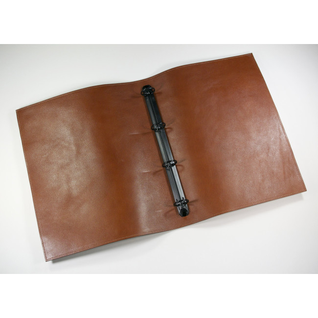 Custom Printed Eco Verde A4 Ring Binder Folder In Tan