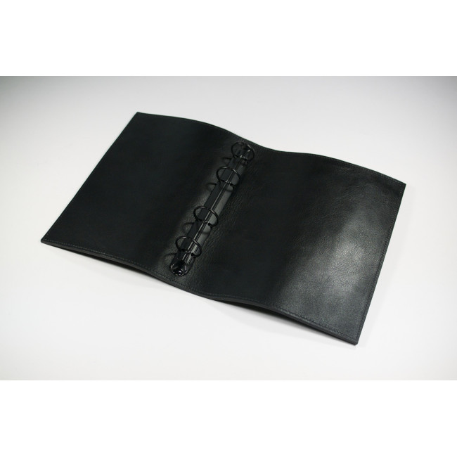 Custom Printed Eco Verde A5 Ring binder Folder In Black - Image 2