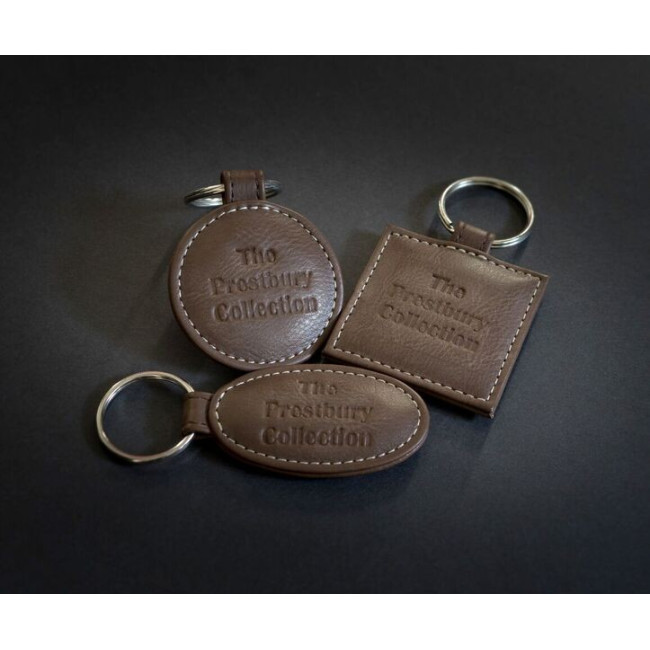 Custom Printed Presbury Oval Keyring