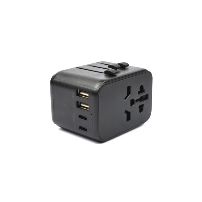 Custom Printed Solon Universal Travel Adapter - Image 2