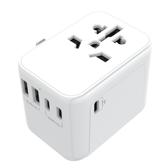 Custom Printed Solon Universal Travel Adapter - Image 1