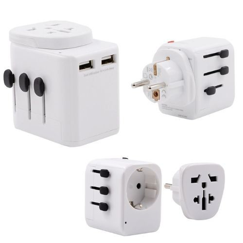 Custom Printed Explorer USB Travel Adaptor