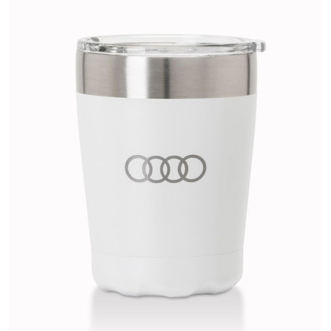 Custom Printed Oyster Recycled Stainless Steel Cup 350ml - Image 3