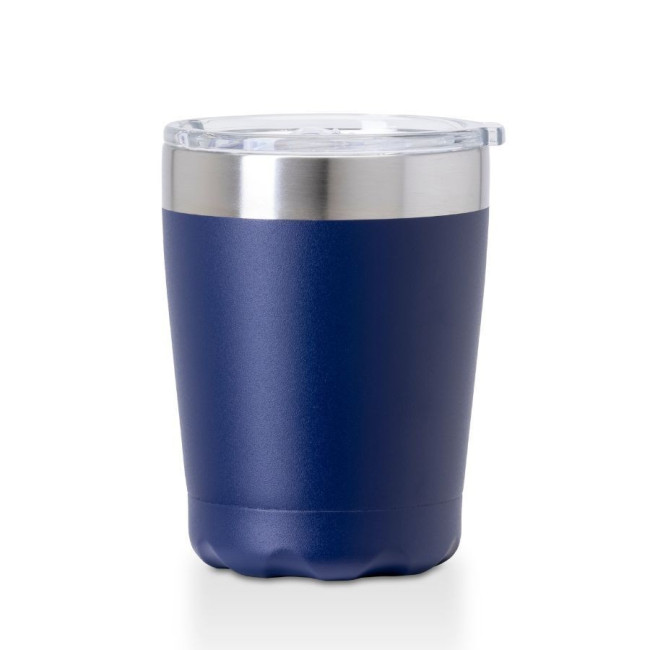 Custom Printed Oyster Recycled Stainless Steel Cup 350ml - Image 1