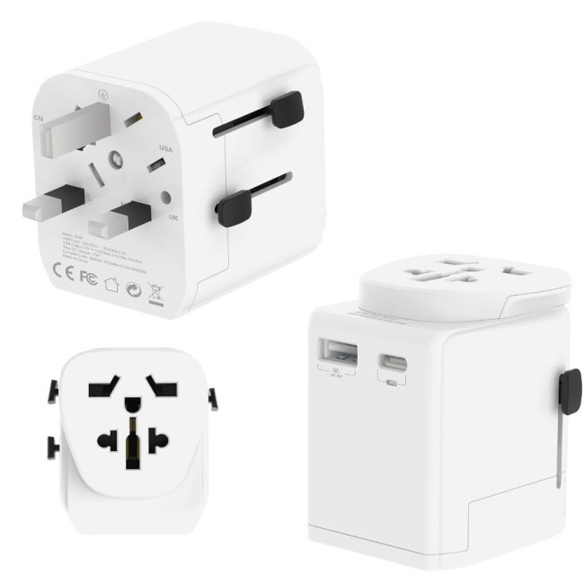 Custom Printed Venture Travel Adaptor