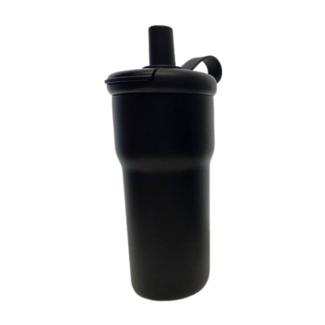 Custom Printed Roca Recycled Stainless Steel Insulated Cup With Integrated Straw 600ml - Image 5