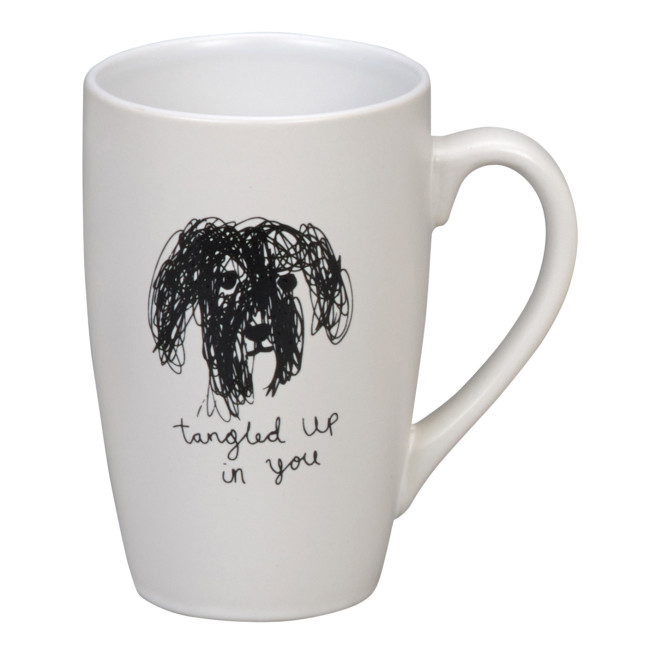 Custom Printed Matt White Tate Branded Mug