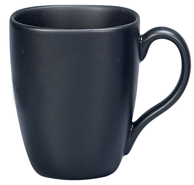 Custom Printed Matt Black Quadra Printed Mug