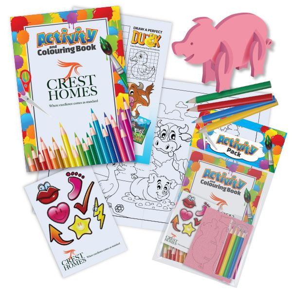 Custom Printed Children's Activity Packs