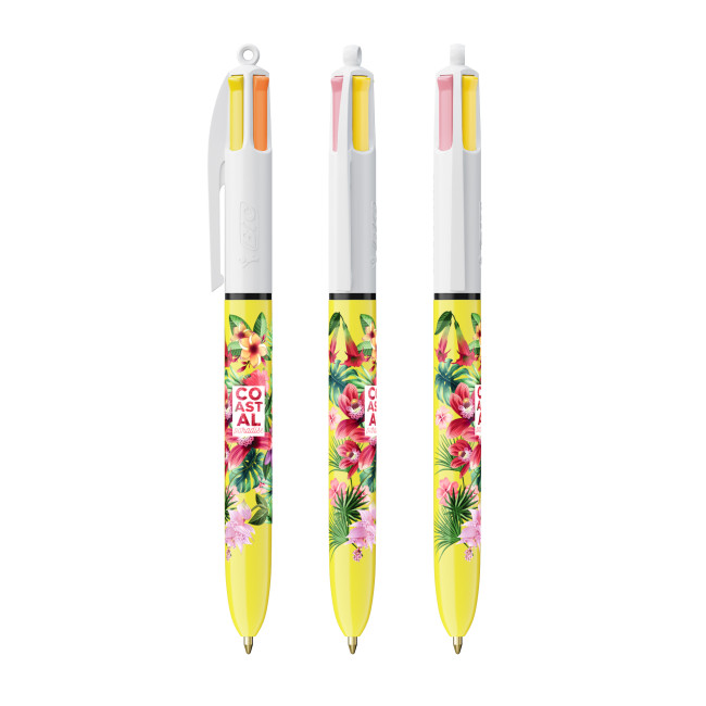 Custom Printed BIC 4 Colours Sun Ballpen Digital