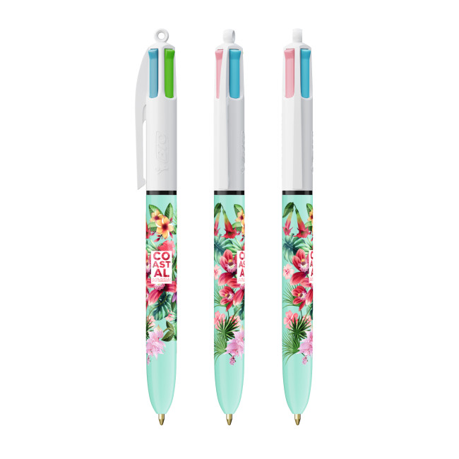 Custom Printed BIC 4 Colours Fashion Ballpen Digital