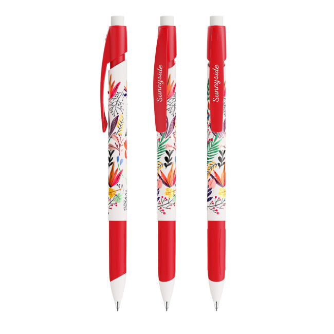 Custom Printed BIC Media Clic Grip Ecolutions Mechanical Pencil Screen Printing