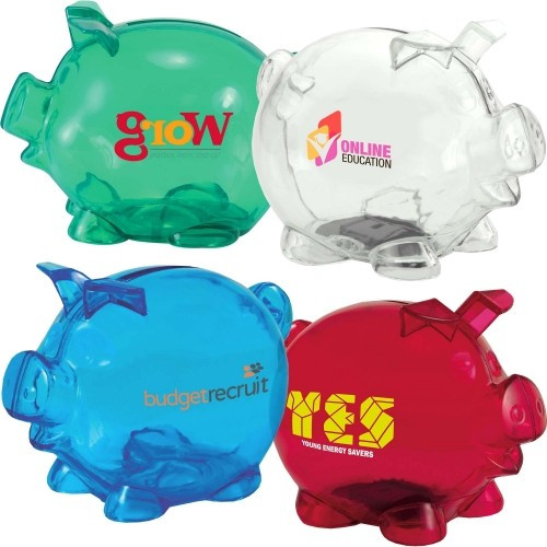 Custom Printed Large Piggy Bank