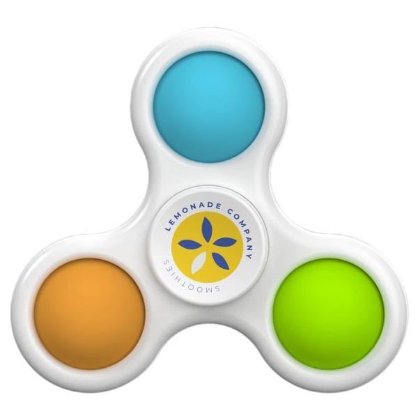 Custom Printed Pop It Fidget Triple Spinner