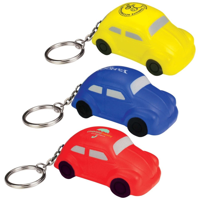 Custom Printed Stress Beetle Keyring