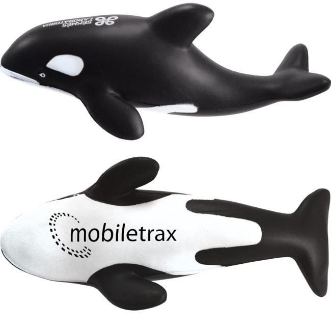 Custom Printed Stress Killer Whale