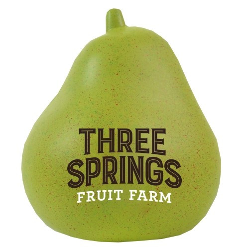 Custom Printed Stress Pear