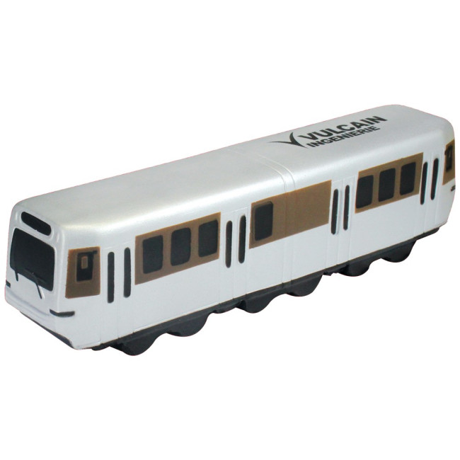 Custom Printed Stress Subway Train