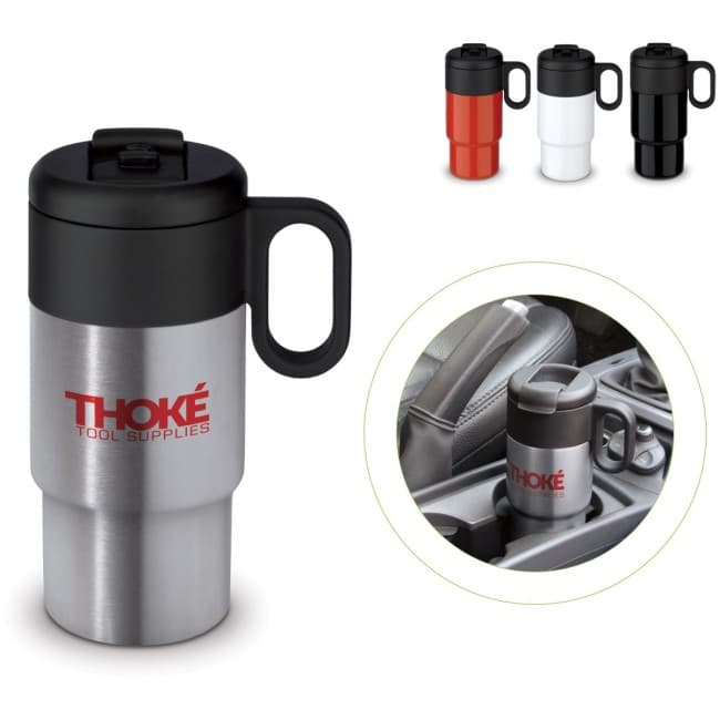 Custom Printed Flow thermo car mug 300ml - Image 1