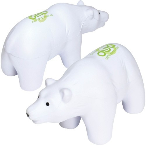 Custom Printed Stress Polar Bear