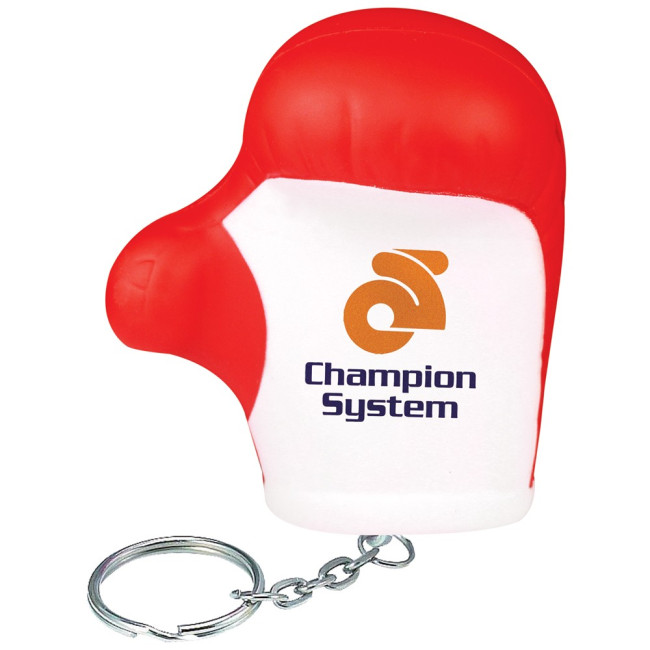 Custom Printed Stress Boxing Glove Keyring