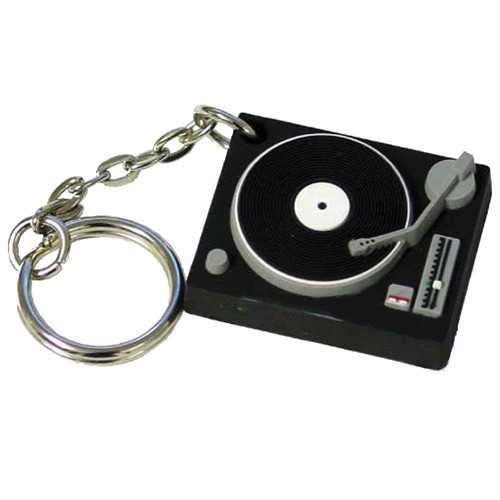 Custom Printed Stress Turntable Keyring