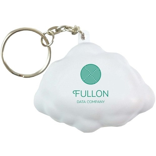 Custom Printed Stress Cloud Keyring