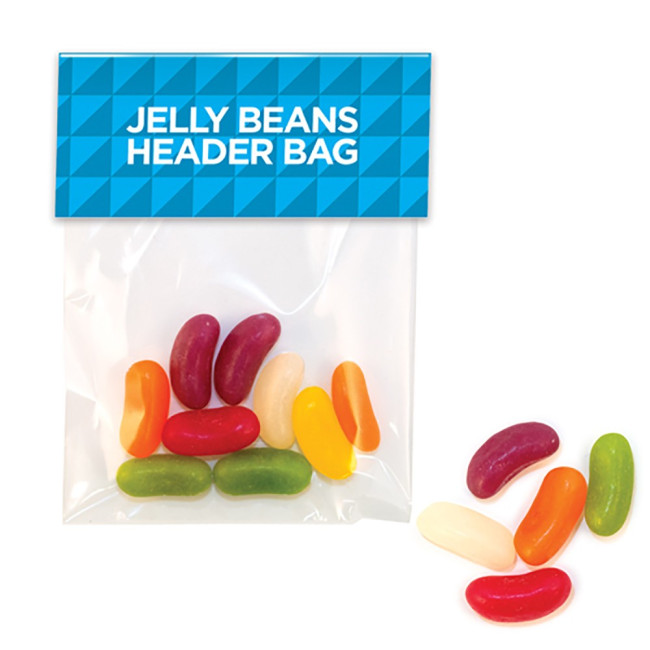 Custom Printed Jelly Beans Header Bag