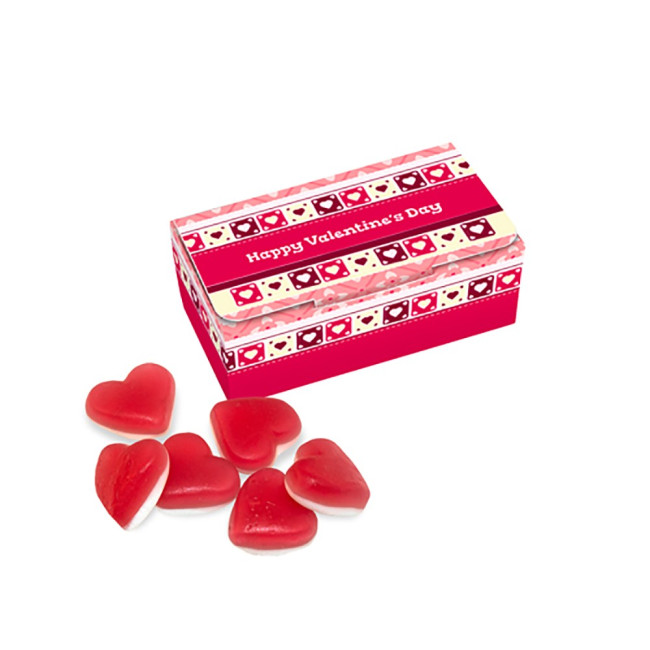 Custom Printed Heart Throbs Jelly Sweets Mini Cuboid