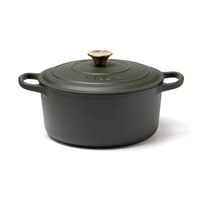 Custom Printed Monte Enameled Cast Iron Pot 5.5L - Image 3