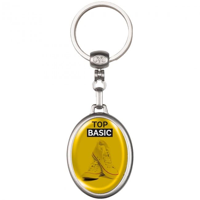 Custom Printed Keyring metal, oval - Image 2