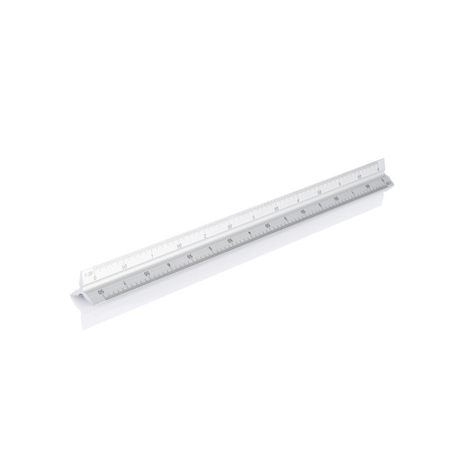 Custom Printed Aluminium Triangle ruler 30cm