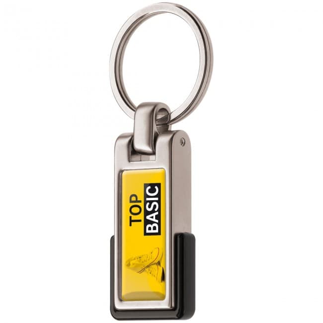 Custom Printed Metal keyring logotop - Image 2