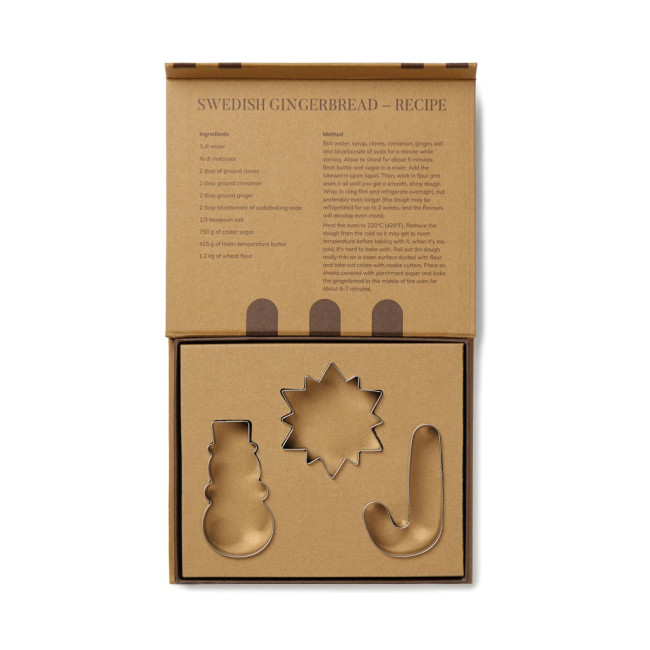 Custom Printed Classic Cookie Cutter 3 Piece Set