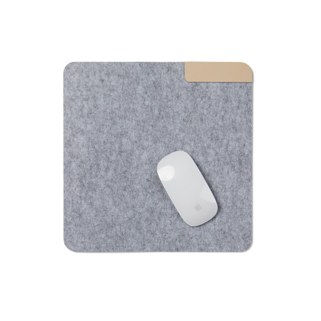 Custom Printed Albon GRS Recycled Felt Mouse Pad - Image 1