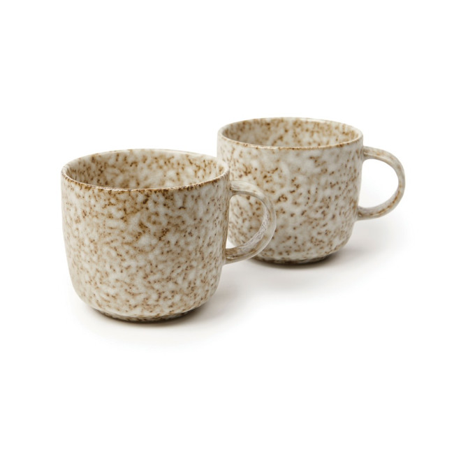 Custom Printed Nuvem Stoneware Mug 2 pcs Set