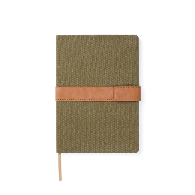 Custom Printed Bosler RCS Recycled Canvas Notebook - Image 2