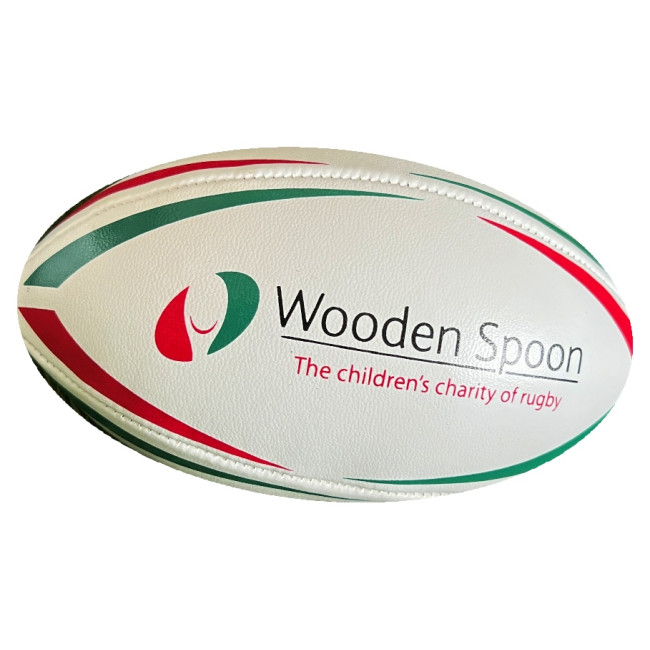 Custom Printed Mini Rugby Ball 15cm - Image 3