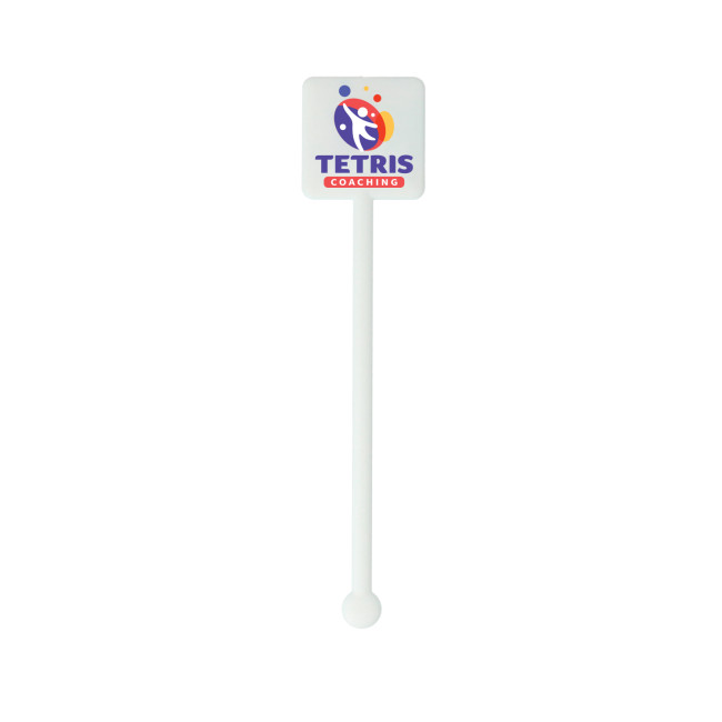 Custom Printed Eco Drink Stirrer Square