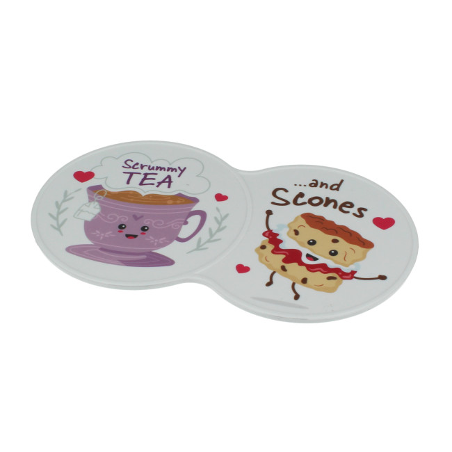 Custom Printed Biscuit Dual Coaster - Image 1