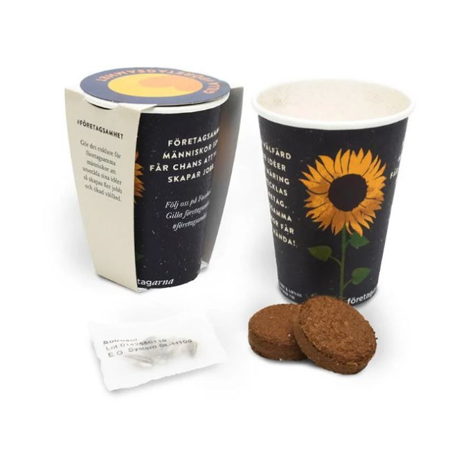 Custom Printed Paper Cup with Seeds