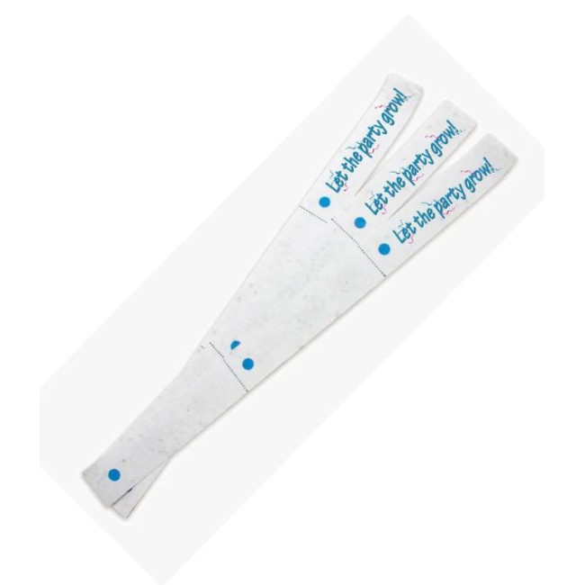 Custom Printed Seed Paper Wristbands