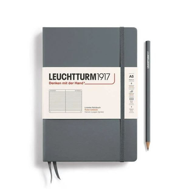 Custom Printed Leuchtturm1917 Medium A5 Hardcover Ruler Notebooks - Image 1