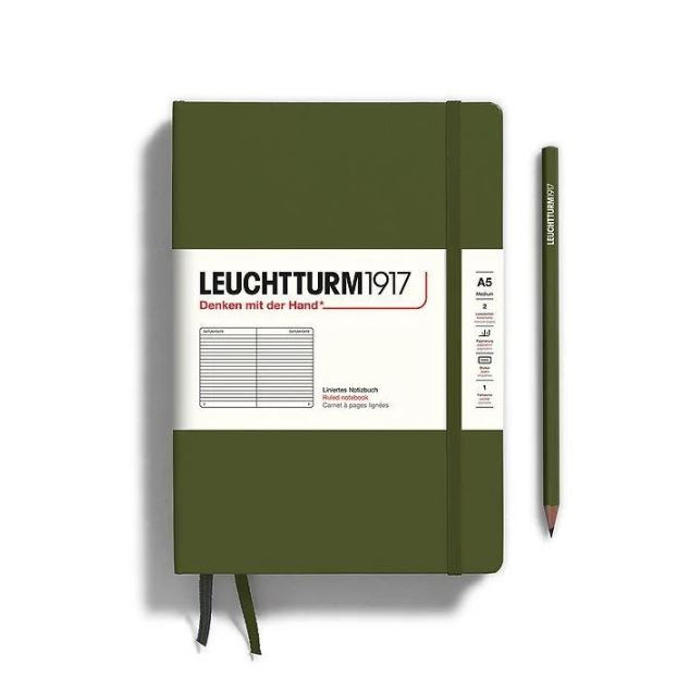 Custom Printed Leuchtturm1917 Medium A5 Hardcover Ruler Notebooks - Image 2