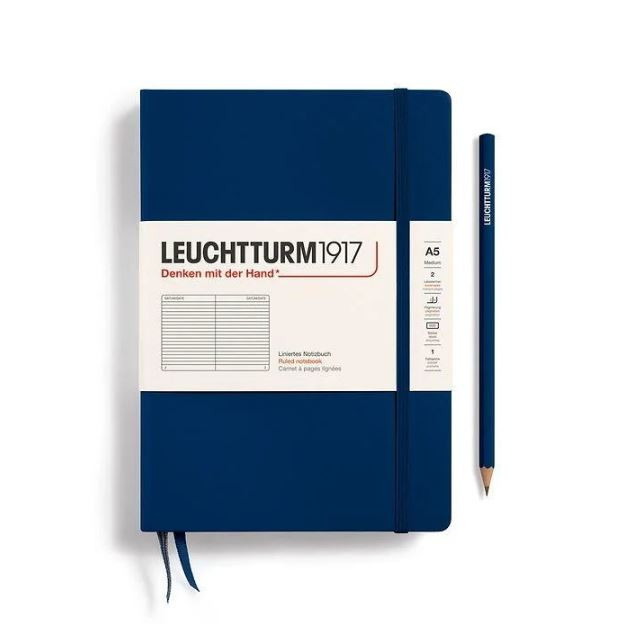 Custom Printed Leuchtturm1917 Medium A5 Hardcover Ruler Notebooks - Image 6