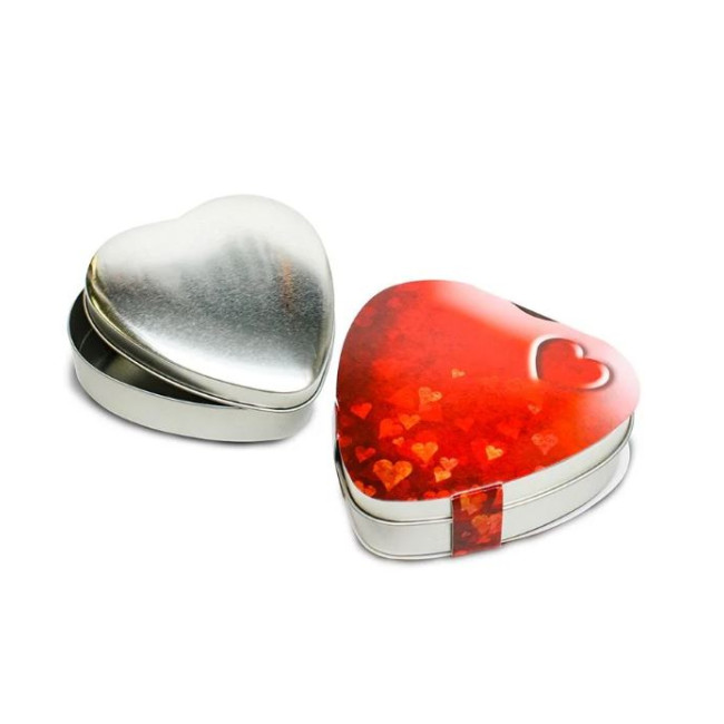 Custom Printed Heart Shaped Tin